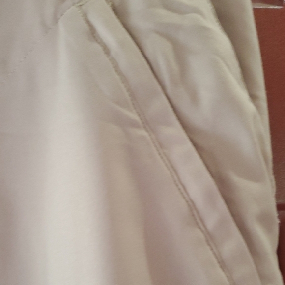 Magellan Outdoors Tan Polyester Pants Drawstring Leg Bottom Capri Length Large - Picture 5 of 14